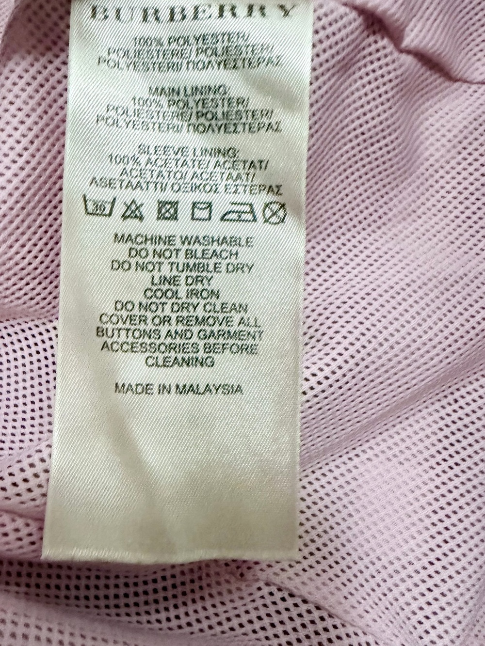 Burberry Pink Nova Check Trench Jacket - Picture 12 of 16